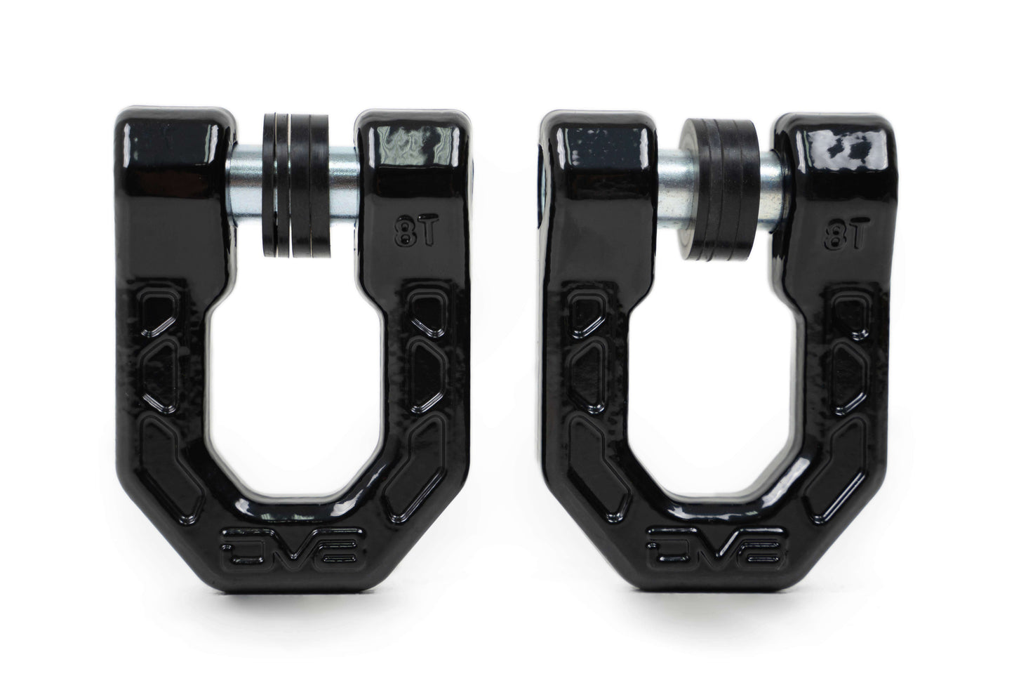 Black DV8 Elite Series D-Rings (Pair) by DV8 Offroad