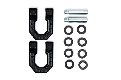 Black DV8 Elite Series D-Rings (Pair) by DV8 Offroad