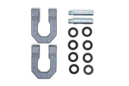 Gray DV8 Elite Series D-Rings (Pair) by DV8 Offroad