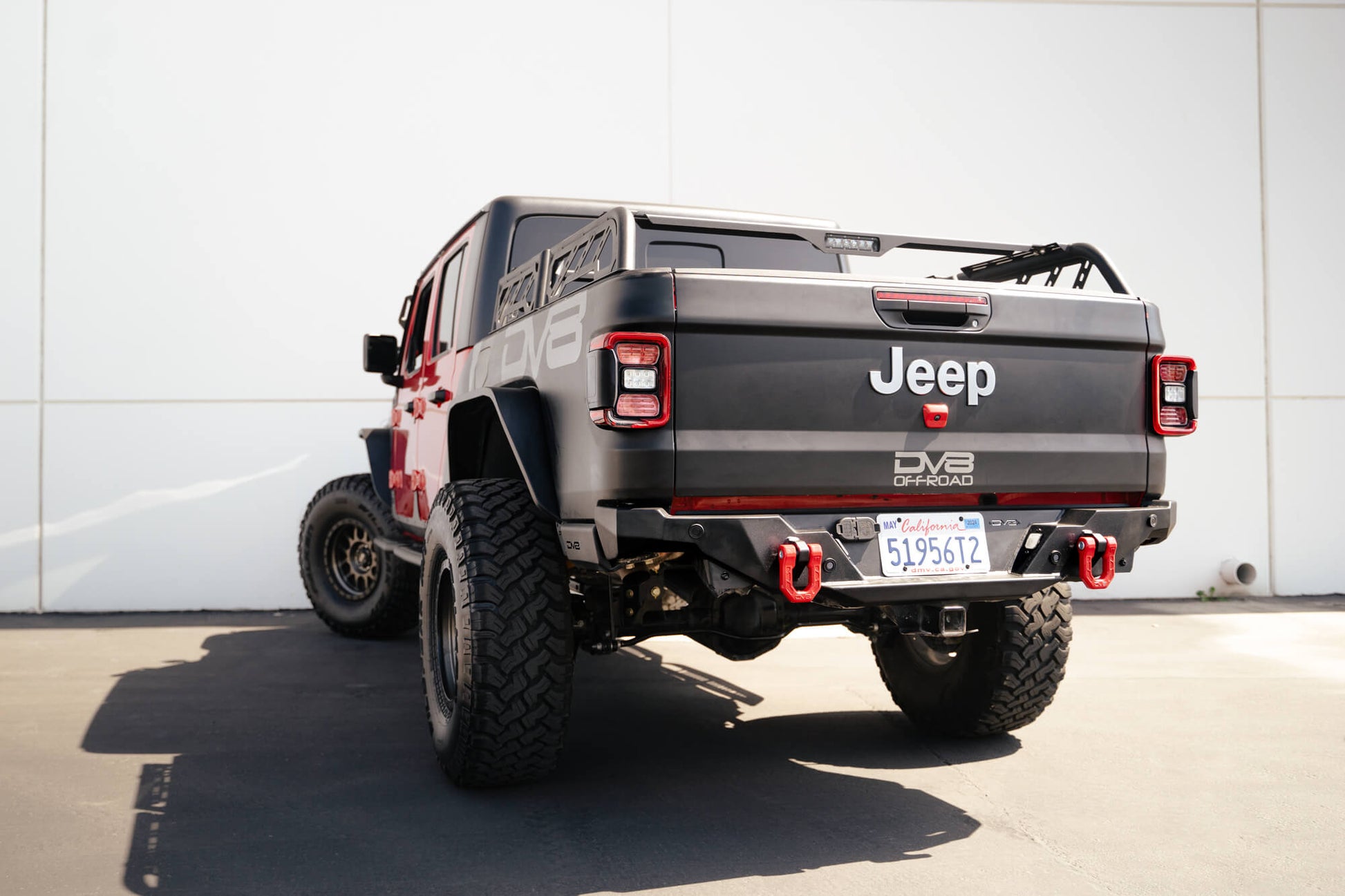 Red DV8 Elite Series D-Rings (Pair) by DV8 Offroad