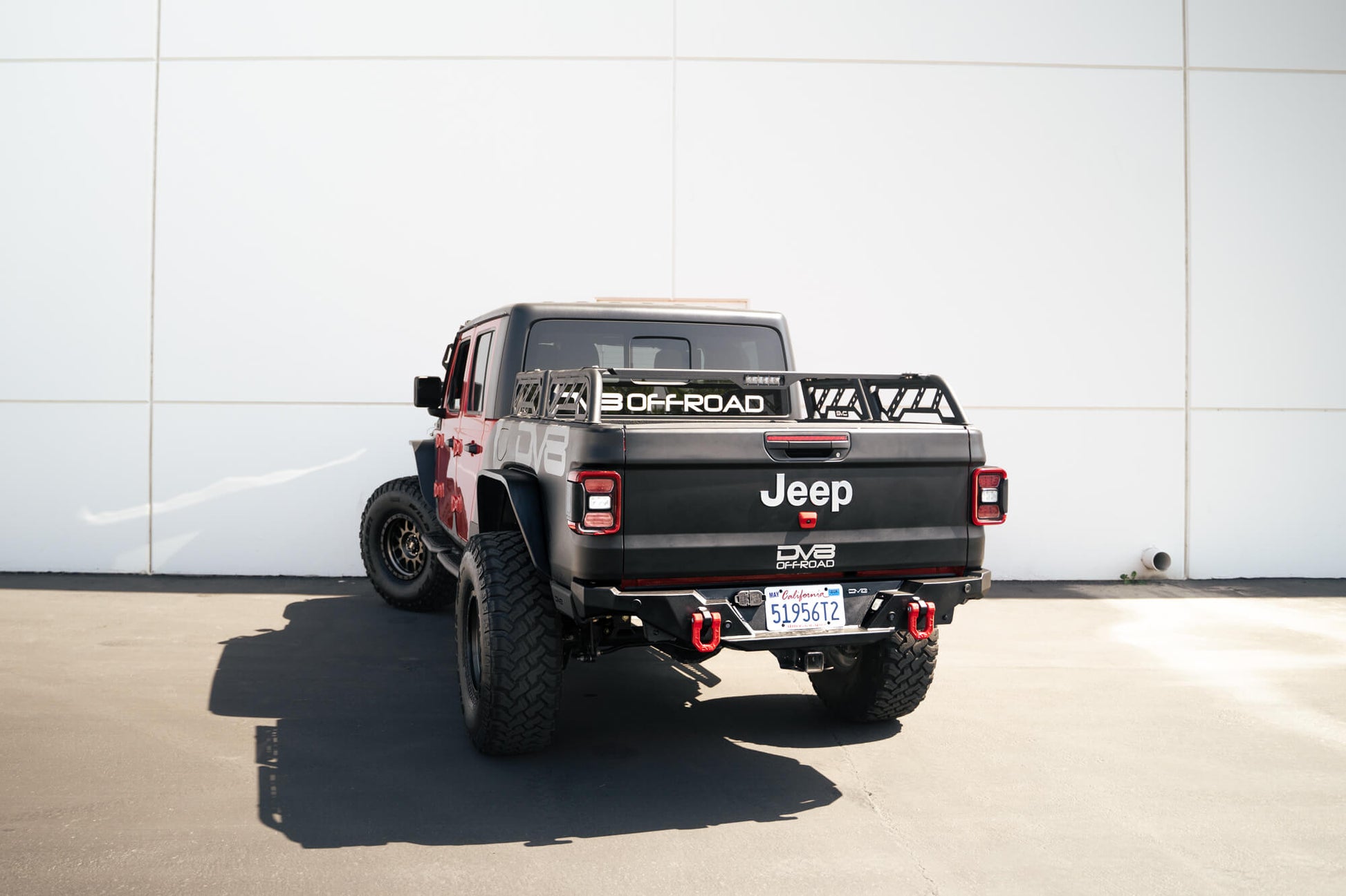 Red DV8 Elite Series D-Rings (Pair) by DV8 Offroad