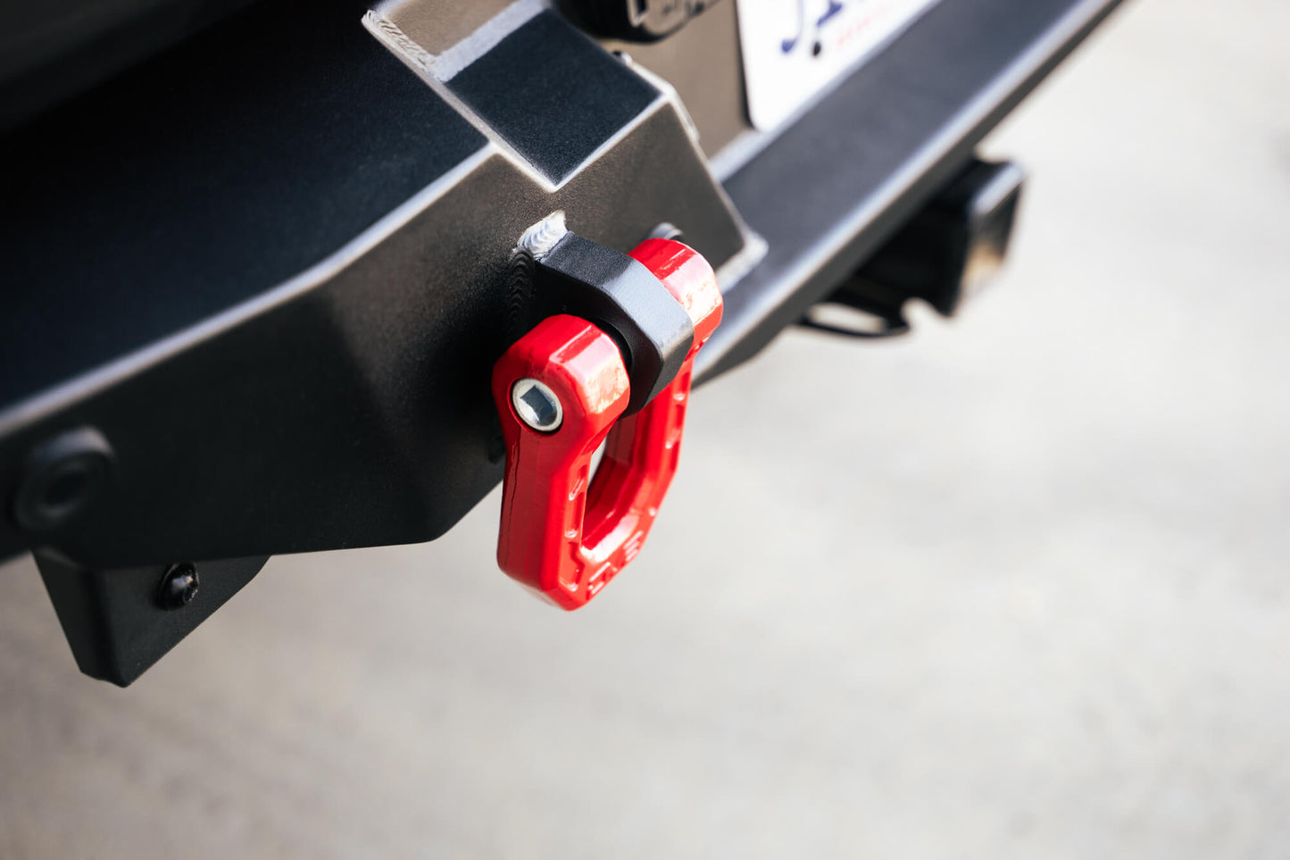 Red DV8 Elite Series D-Rings (Pair) by DV8 Offroad