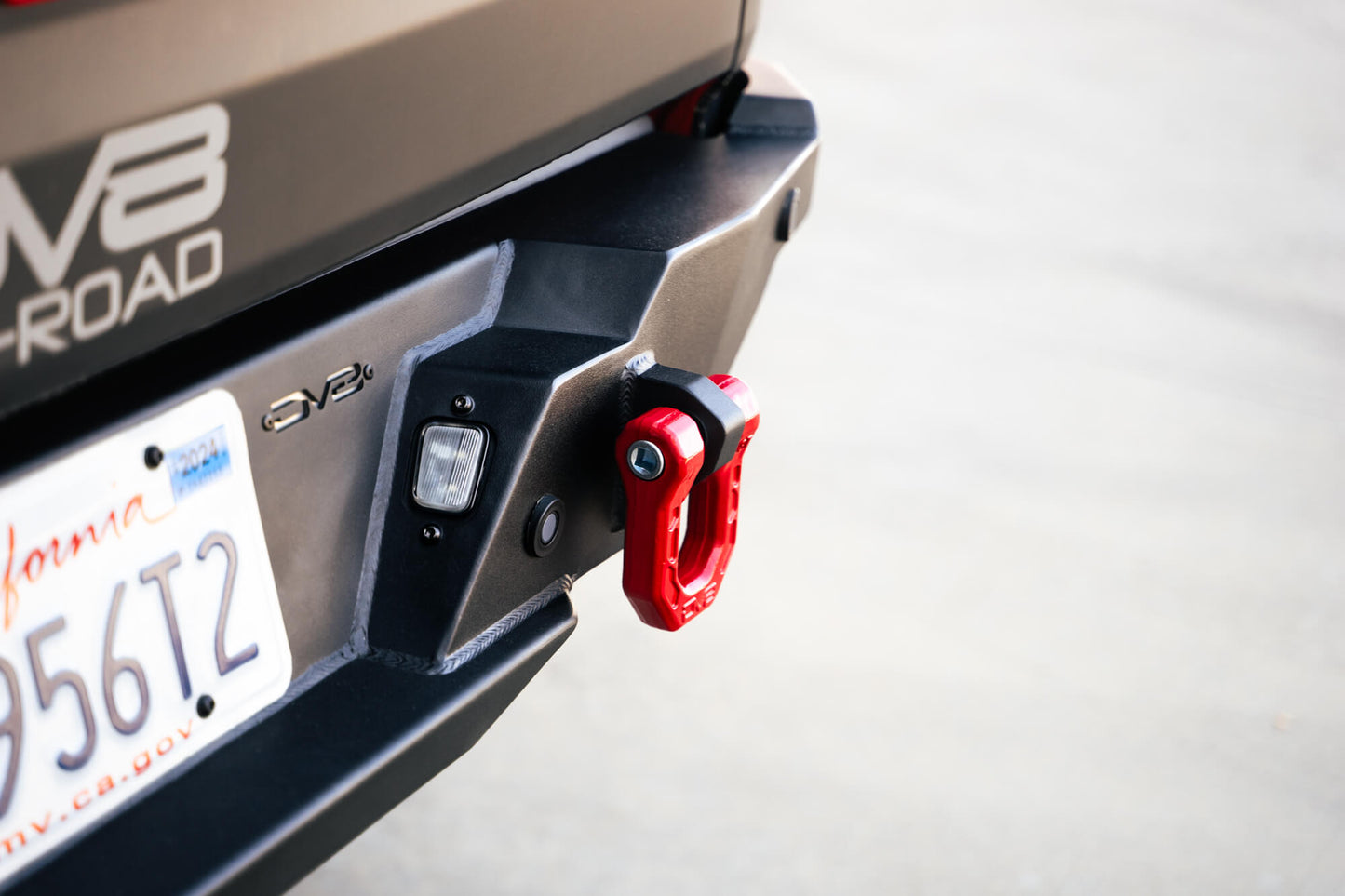 Red DV8 Elite Series D-Rings (Pair) by DV8 Offroad