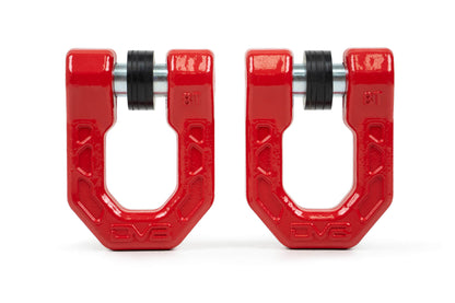 Red DV8 Elite Series D-Rings (Pair) by DV8 Offroad