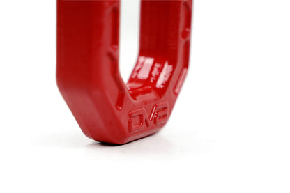 Red DV8 Elite Series D-Rings (Pair) by DV8 Offroad
