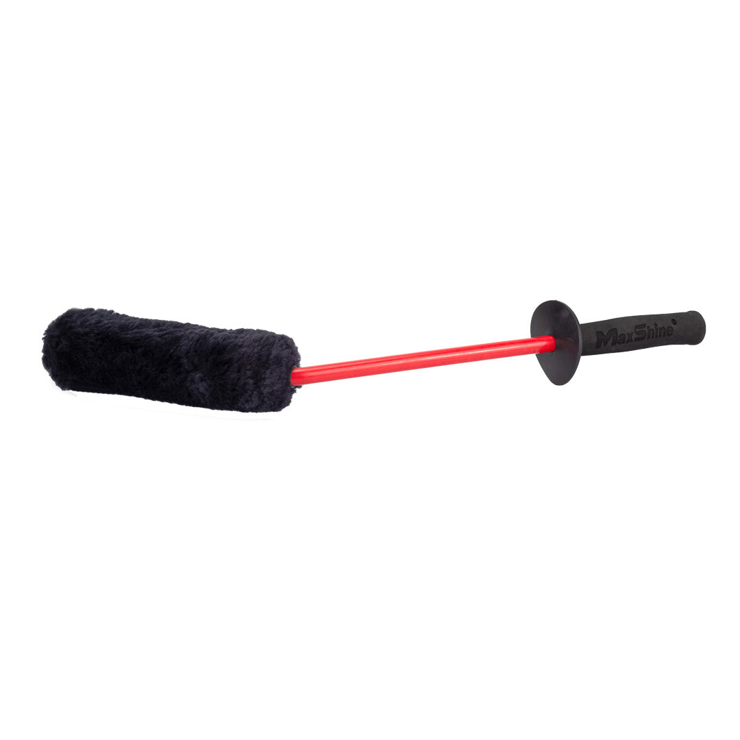 EZ Detail Brush | Ultimate Wool Wheel Brush – Angled Reach by MaxshineUSA