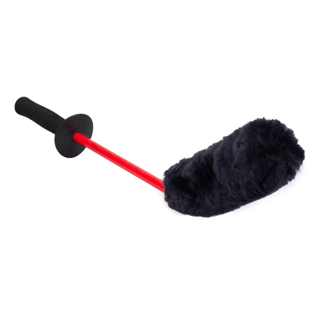 EZ Detail Brush | Ultimate Wool Wheel Brush – Angled Reach by MaxshineUSA