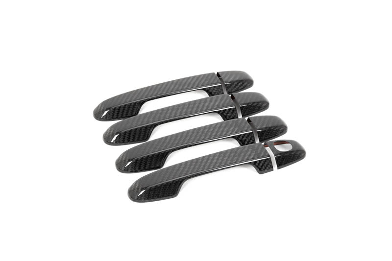 OLM Carbon Fiber Door Handle Covers - 2022 WRX (Base and Premium Trim) by MYX Automotive