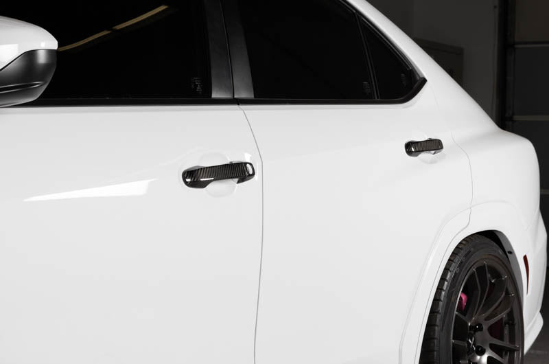 OLM Carbon Fiber Door Handle Covers - 2022 WRX (Base and Premium Trim) by MYX Automotive