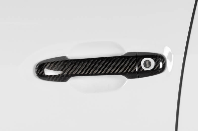 OLM Carbon Fiber Door Handle Covers - 2022 WRX (Base and Premium Trim) by MYX Automotive