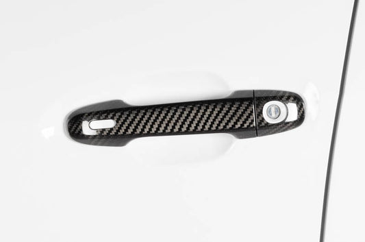 OLM Carbon Fiber Door Handle Covers - 2022 WRX (GT and Limited Trim) by MYX Automotive