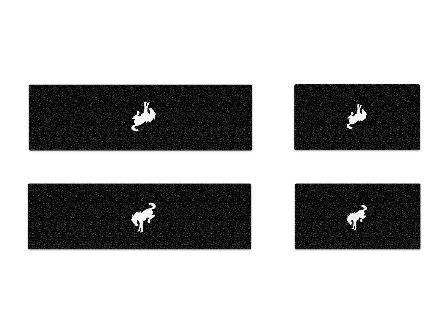 Door Sill Protection Overlays Fits 2021-2026 Ford Bronco by Tufskinz.com
