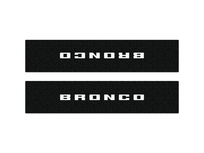 Door Sill Protection Overlays Fits 2021-2026 Ford Bronco by Tufskinz.com