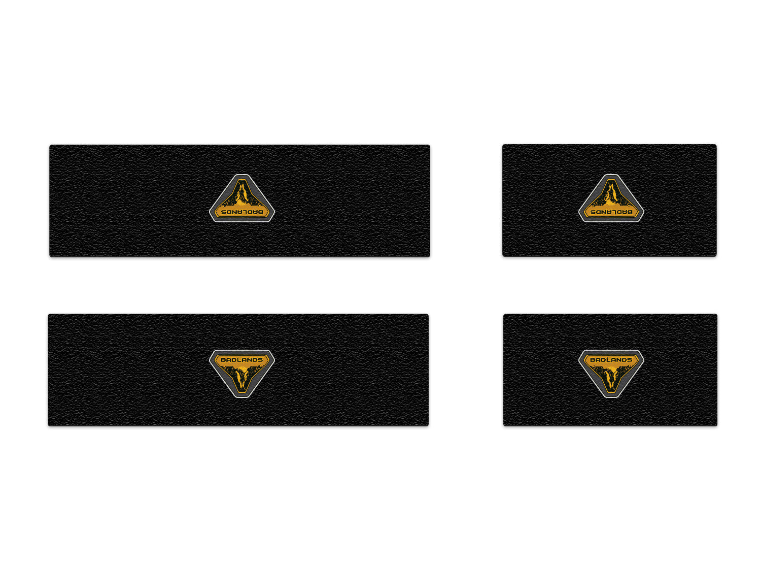 Door Sill Protection Overlays Fits 2021-2026 Ford Bronco by Tufskinz.com