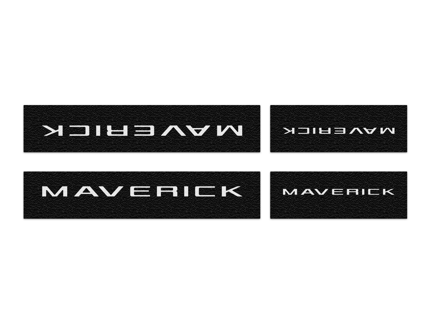 Textured Door Sill Protection Overlays Fits 2022-2026 Ford Maverick by Tufskinz.com