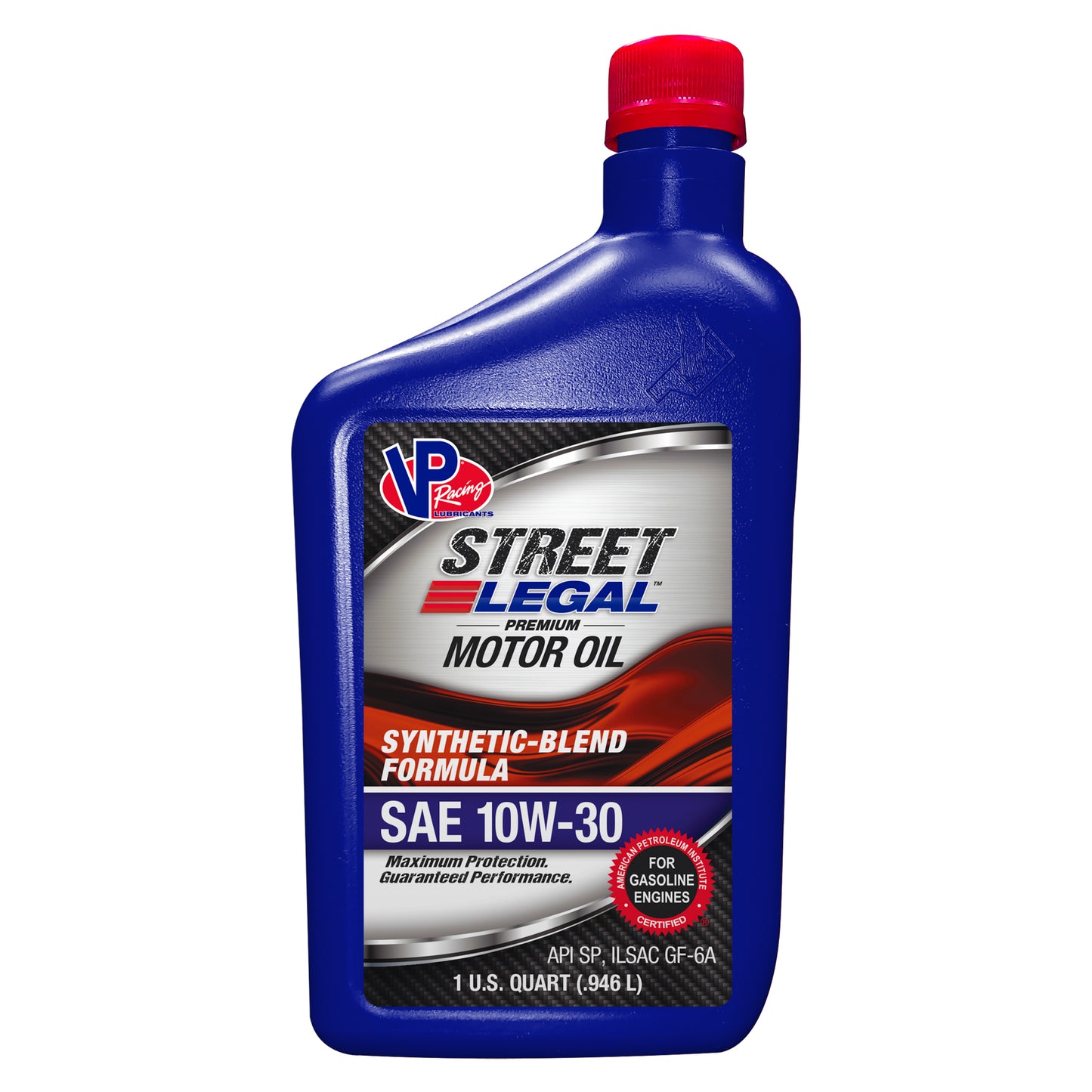 Street Legal Synthetic-Blend Formula 10W-30 (GF-6) Qt by VP Racing Fuels