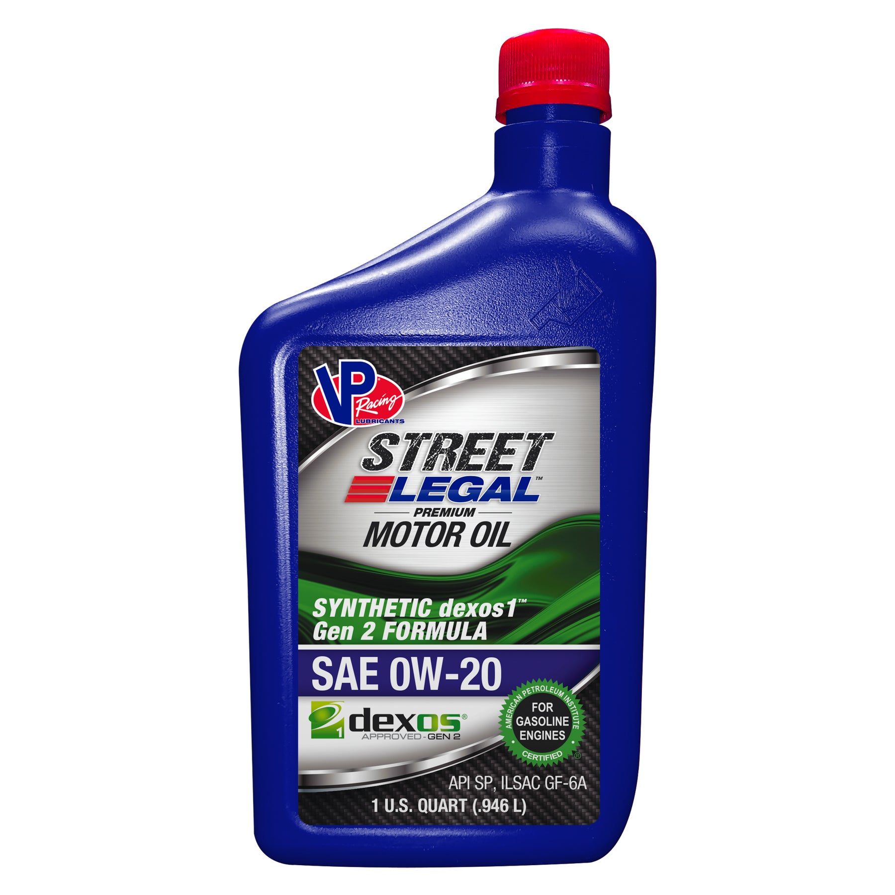 Street Legal Synthetic dexos1 Formula 0W-20 (GF-6) Qt by VP Racing Fuels