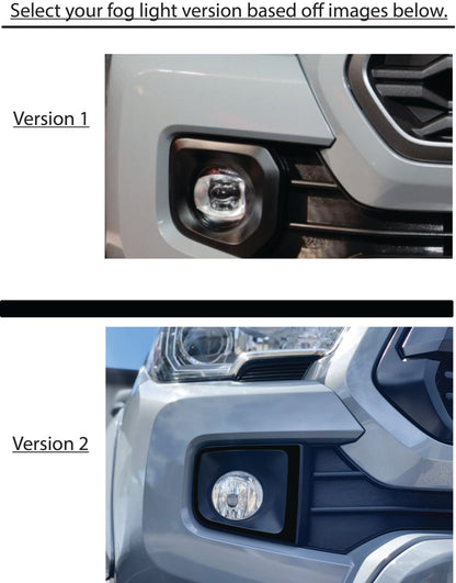 Fog Light Accent Overlays Fits 2016-2023 Toyota Tacoma by Tufskinz.com