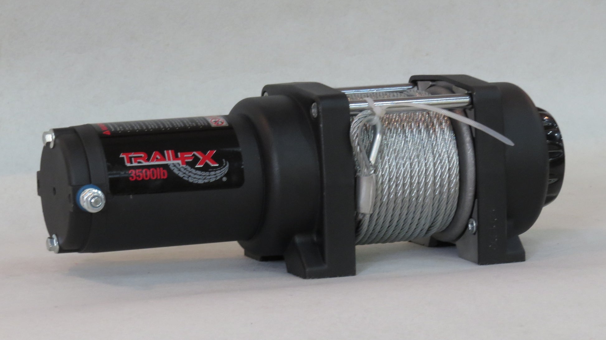 ATV/UTV Mounted 250A 3500 Lb Cap 3/16 x 50 Ft Steel Cable 4-Way Roller Fairlead by TrailFX