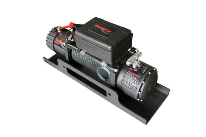 For Winches Upd To 12000 Pounds Flat Fixed Mount Textured Powder Coated Black by TrailFX