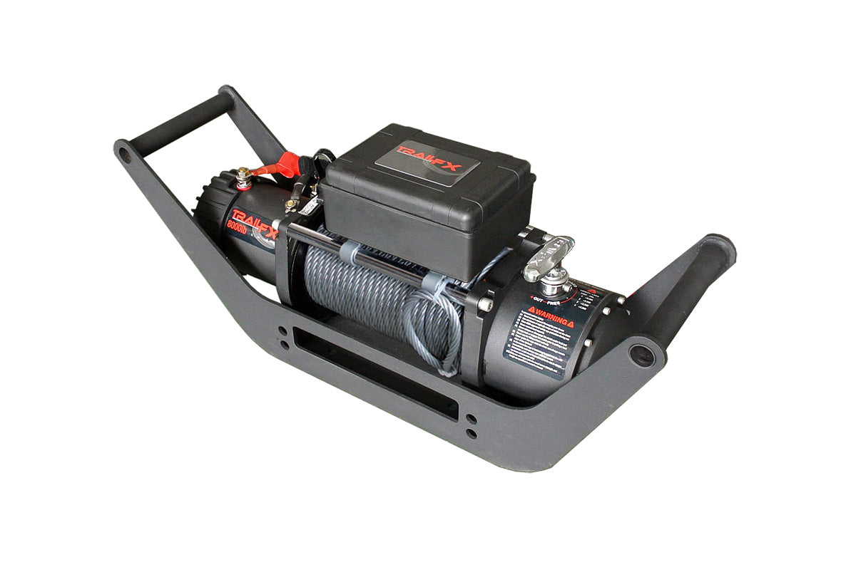 Winches updated To 12K Lbs 2 In Receiver Mount Text Pwdr Ctd W/Hitch Pin & Clip by TrailFX