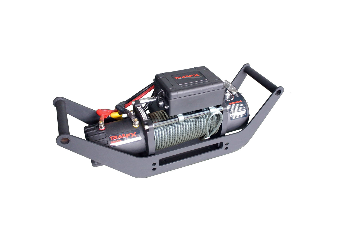 Winches updated To 12K Lbs 2 In Receiver Mount Text Pwdr Ctd W/Hitch Pin & Clip by TrailFX