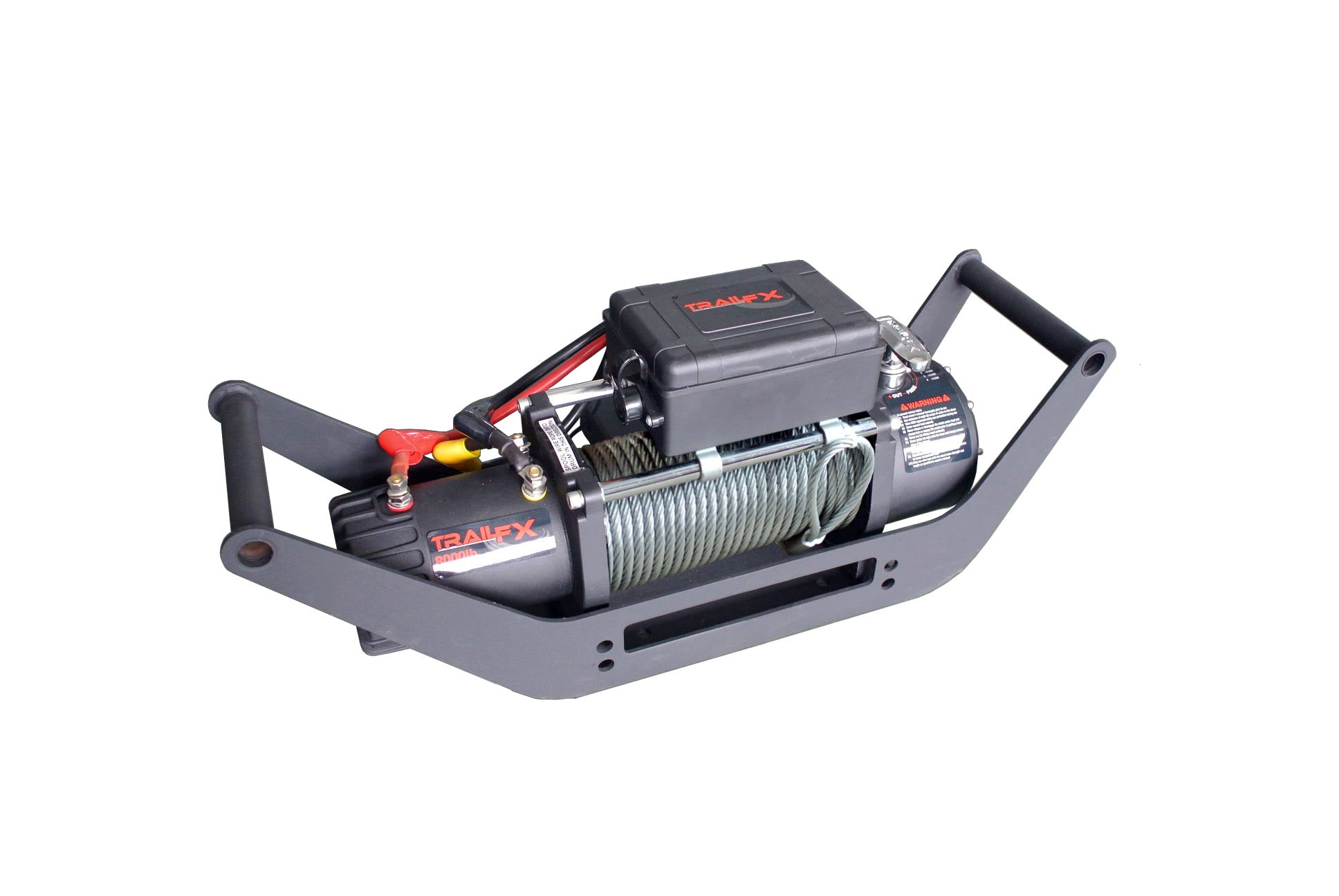 Winches updated To 12K Lbs 2 In Receiver Mount Text Pwdr Ctd W/Hitch Pin & Clip by TrailFX