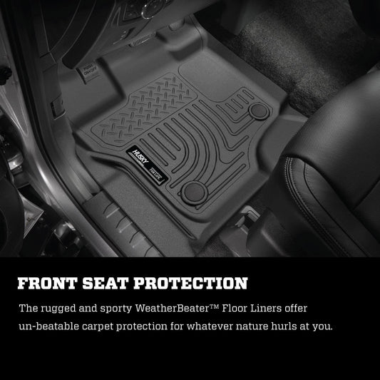 Husky Liners Weatherbeater - 2nd Seat Floor Liner (Full Coverage) – Fits 2015–2024 Ford