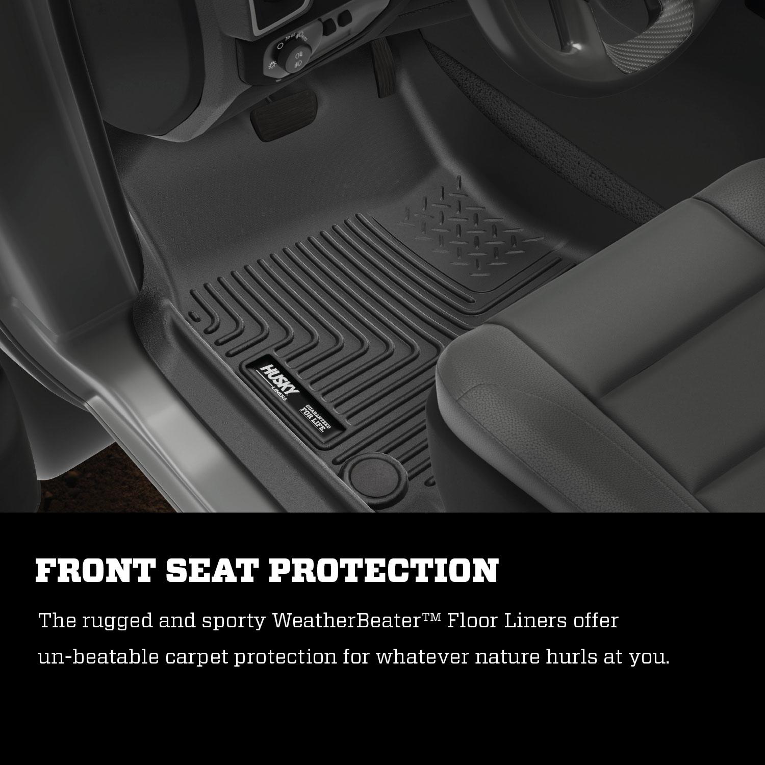 Weatherbeater - Front & 2nd Seat Floor Liners by Husky Liners