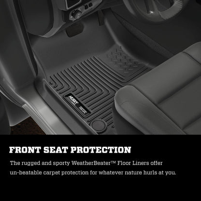 Weatherbeater - Front & 2nd Seat Floor Liners by Husky Liners