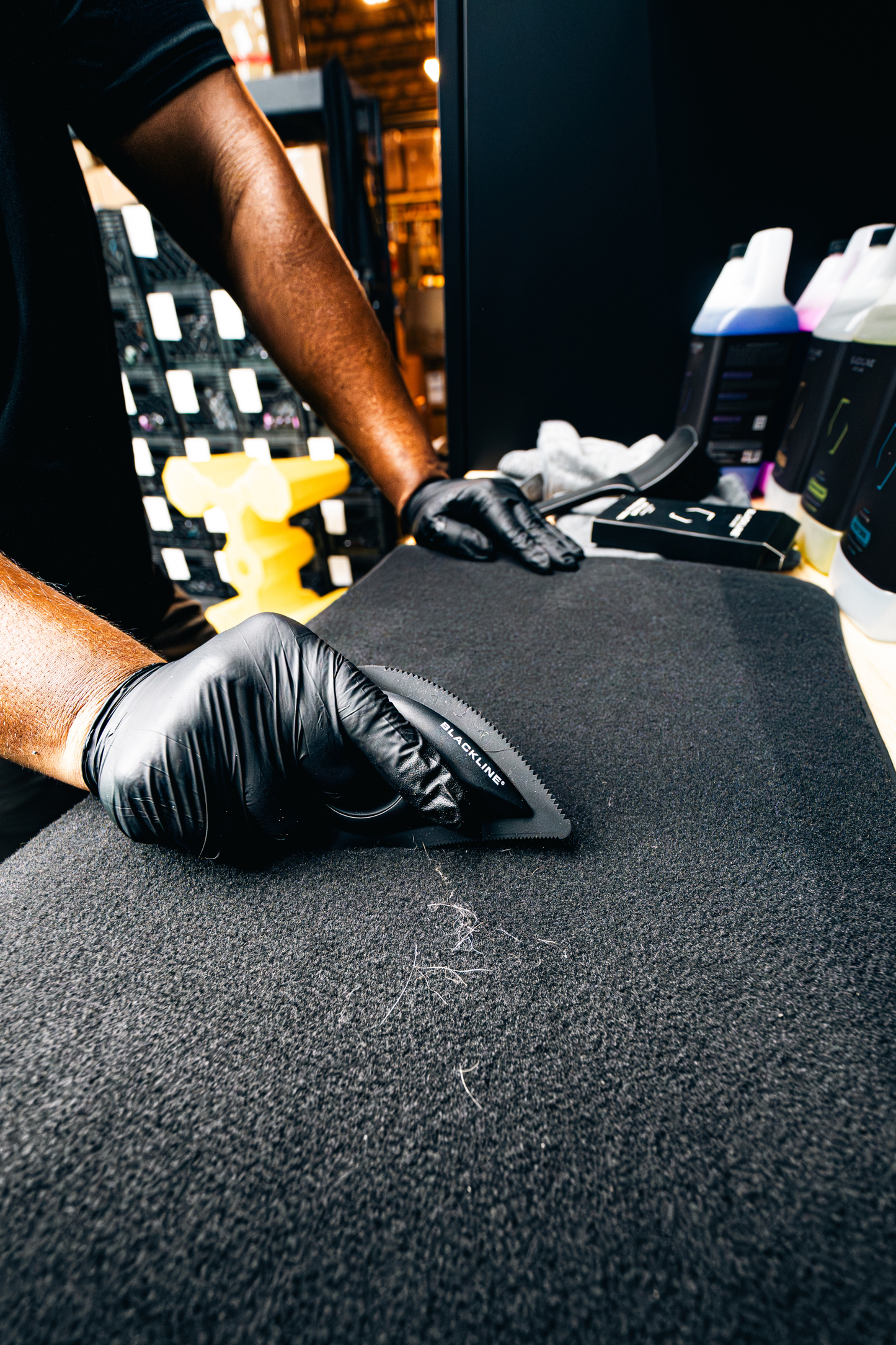 BLACKLINE® PET HAIR BRUSH by Blackline Car Care