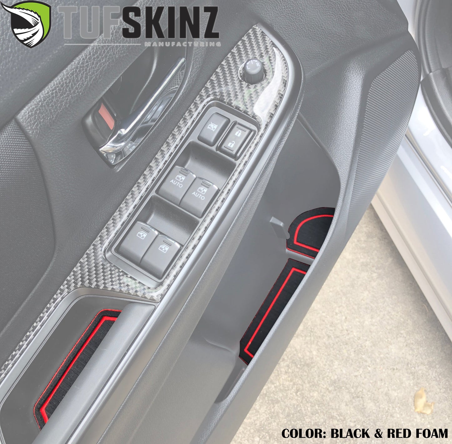 Manual Transmission Interior Foam Inserts Fits 2015-2021 Subaru WRX by Tufskinz.com