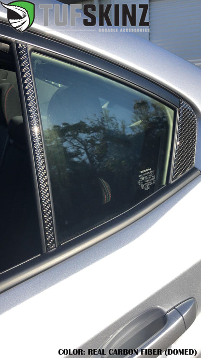 Door Pillar Overlays Fits 2015-2021 Subaru WRX by Tufskinz.com