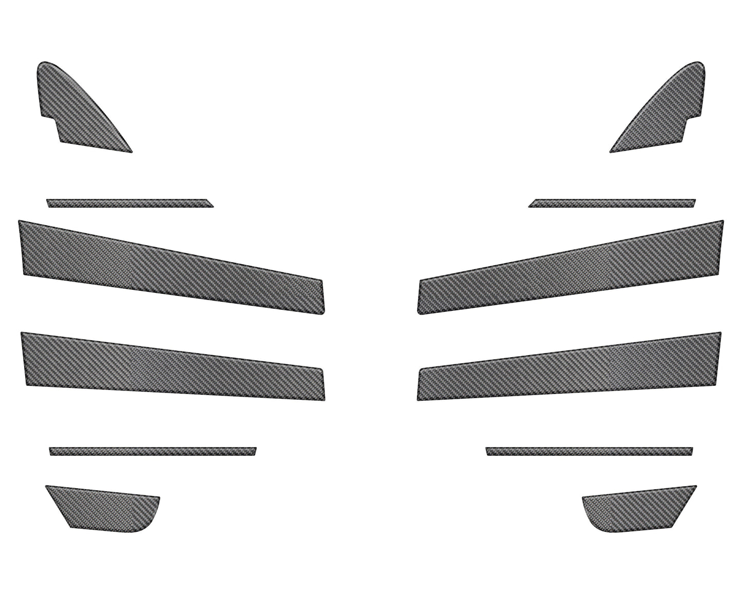 Door Pillar Overlays Fits 2015-2021 Subaru WRX by Tufskinz.com