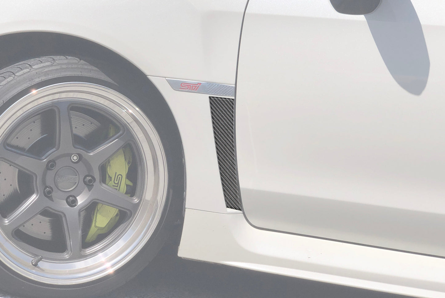 Lower Fender Vent Accent Overlays Fits 2015-2021 Subaru WRX by Tufskinz.com