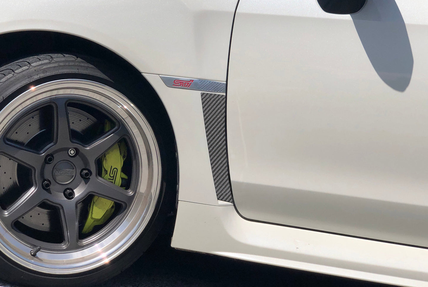 Lower Fender Vent Accent Overlays Fits 2015-2021 Subaru WRX by Tufskinz.com