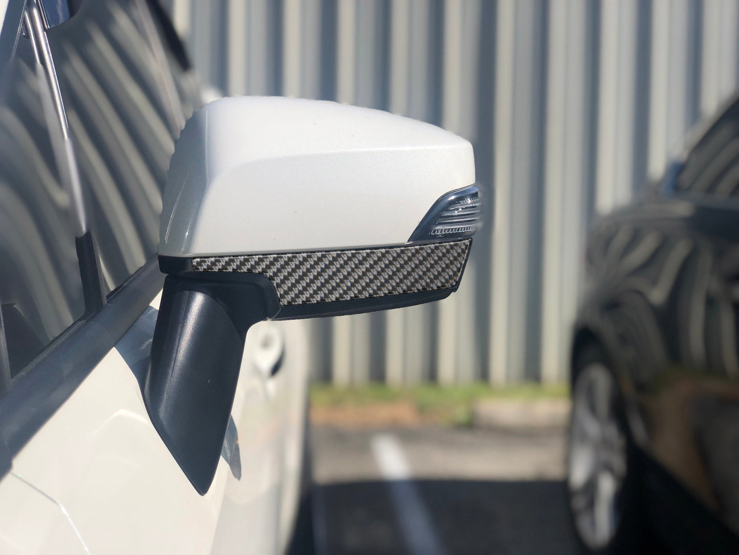 Lower Mirror Accent Trim Fits 2015-2021 Subaru WRX by Tufskinz.com