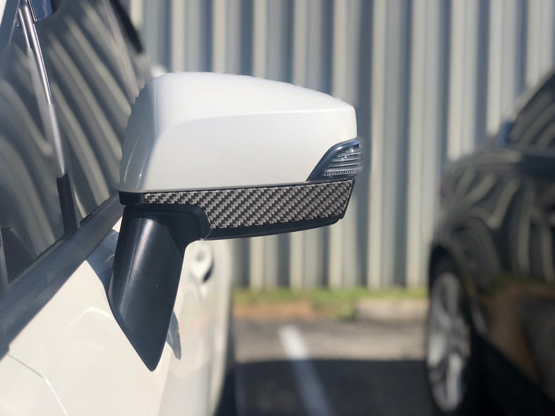 Lower Mirror Accent Trim Fits 2015-2021 Subaru WRX by Tufskinz.com