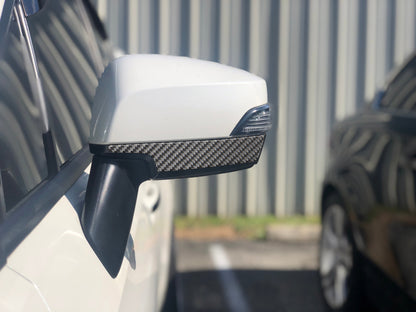 Lower Mirror Accent Trim Fits 2015-2021 Subaru WRX by Tufskinz.com