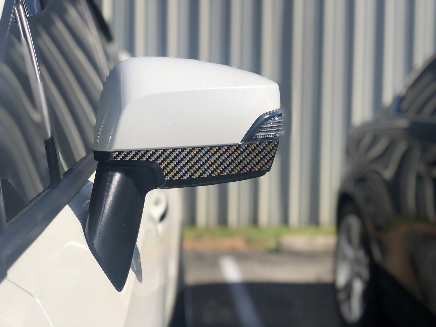 Lower Mirror Accent Trim Fits 2015-2021 Subaru WRX by Tufskinz.com