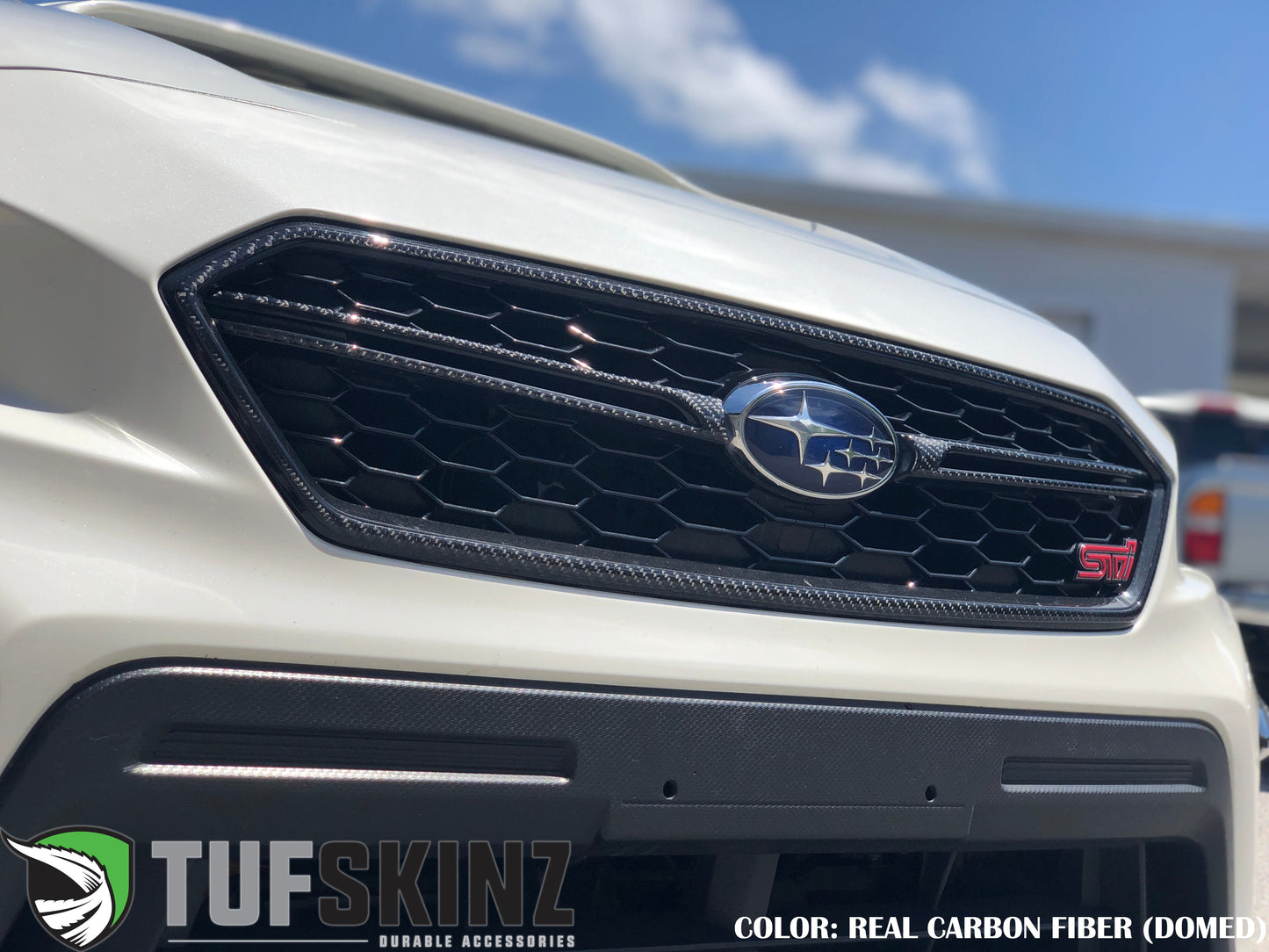 Front Grill Accent Trim Fits 2015-2021 Subaru WRX by Tufskinz.com