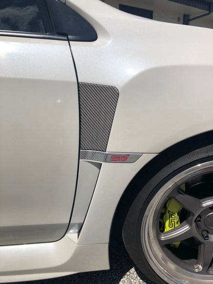 Fender Vent Upper Accent Trim Fits 2015-2021 Subaru WRX/WRX STI by Tufskinz.com