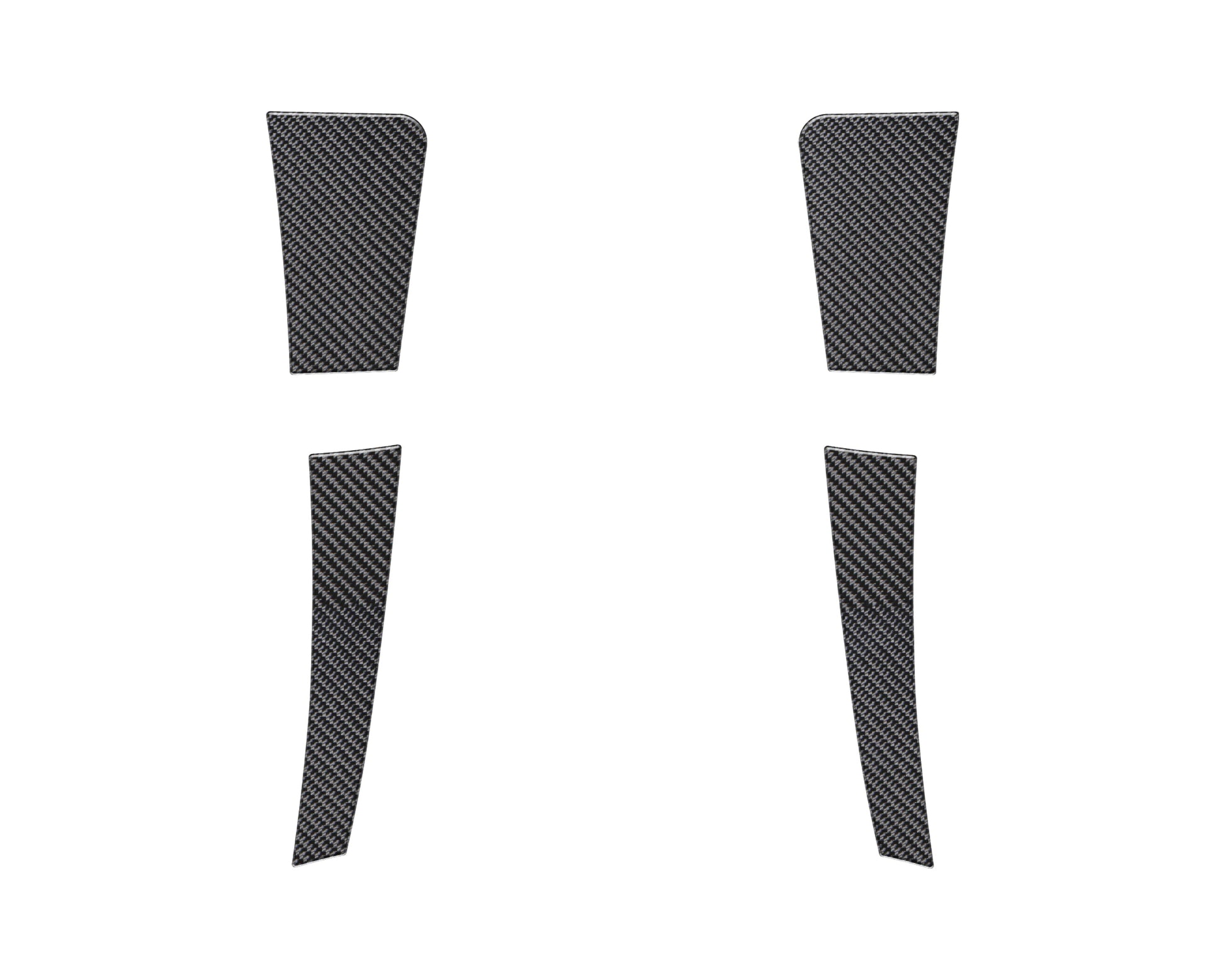 Fender Vent Upper + Lower Accent Trim Fits 2015-2021 Subaru WRX/WRX STI by Tufskinz.com