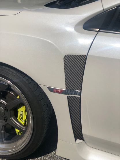 Fender Vent Upper + Lower Accent Trim Fits 2015-2021 Subaru WRX/WRX STI by Tufskinz.com