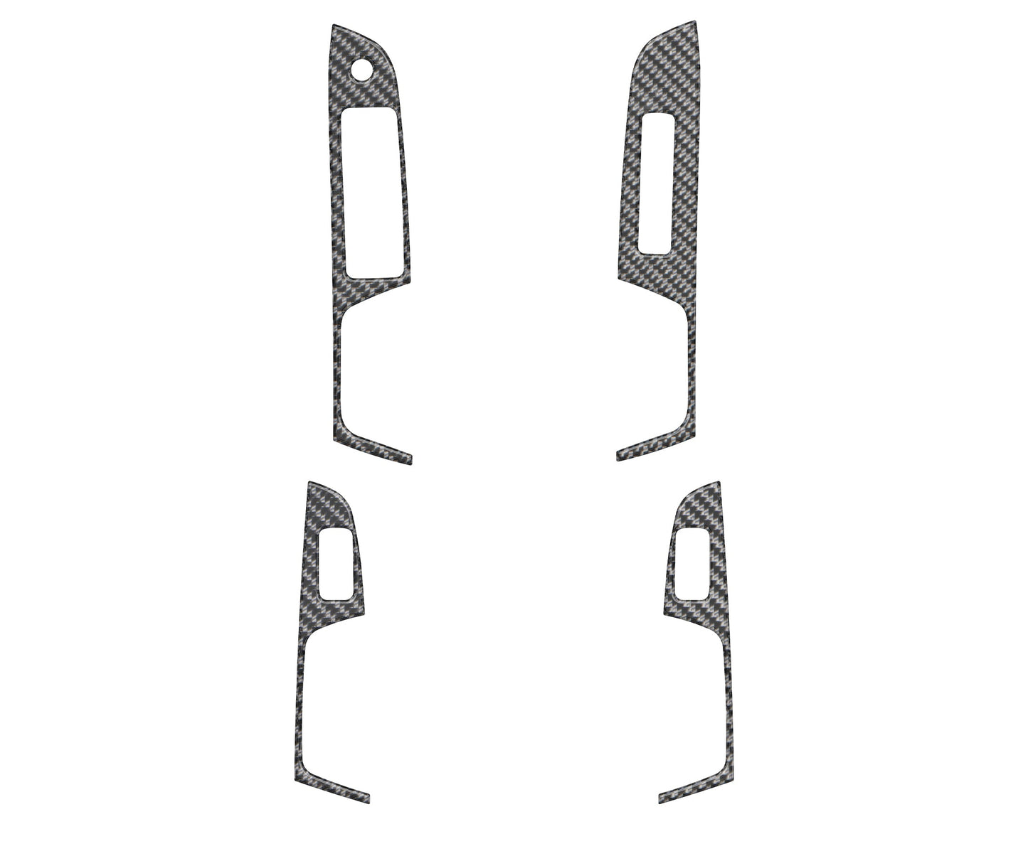 Door Switch Panel Accent Trim Fits 2018-2021 Subaru WRX/WRX STI by Tufskinz.com