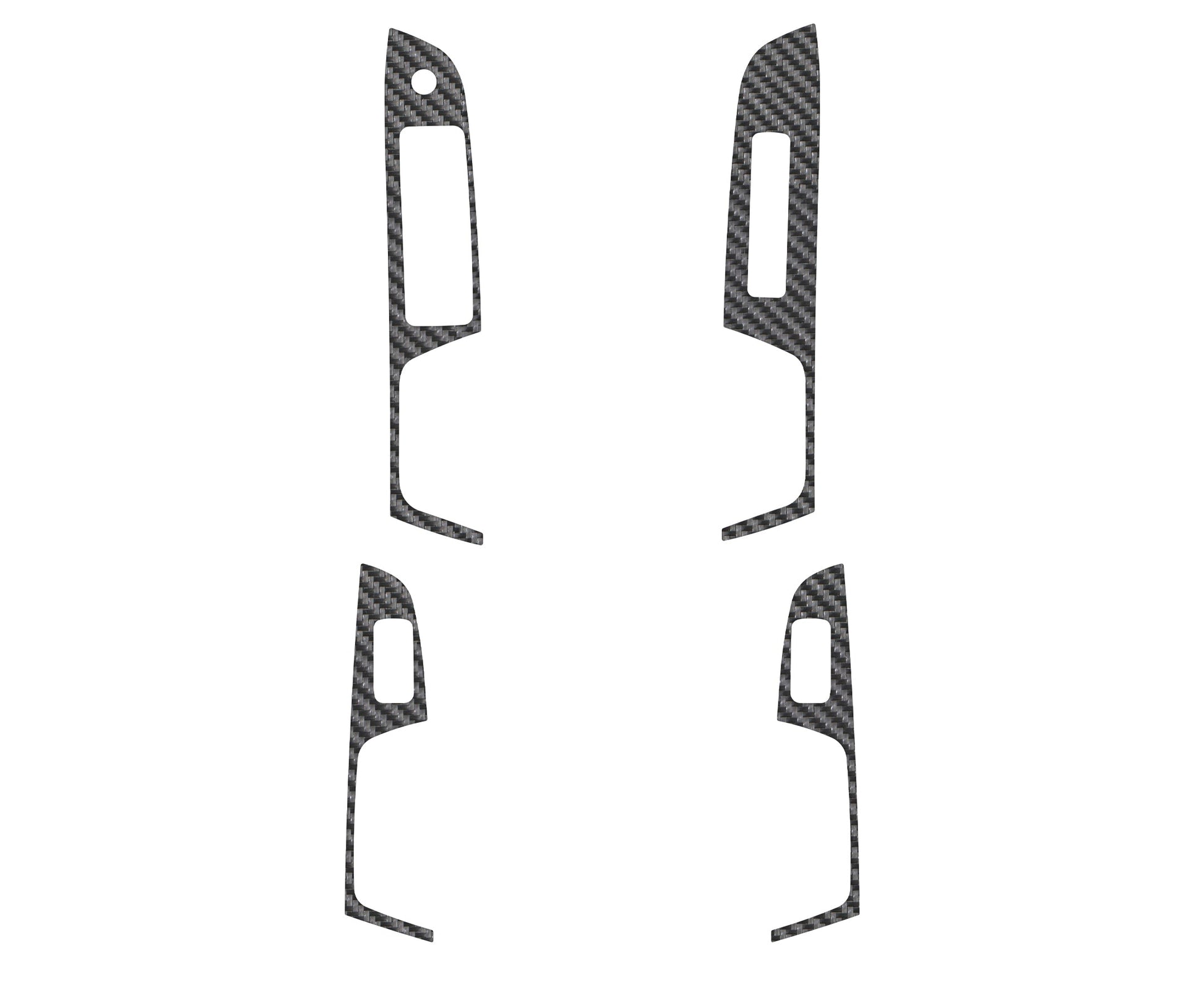 Door Switch Panel Accent Trim Fits 2018-2021 Subaru WRX/WRX STI by Tufskinz.com