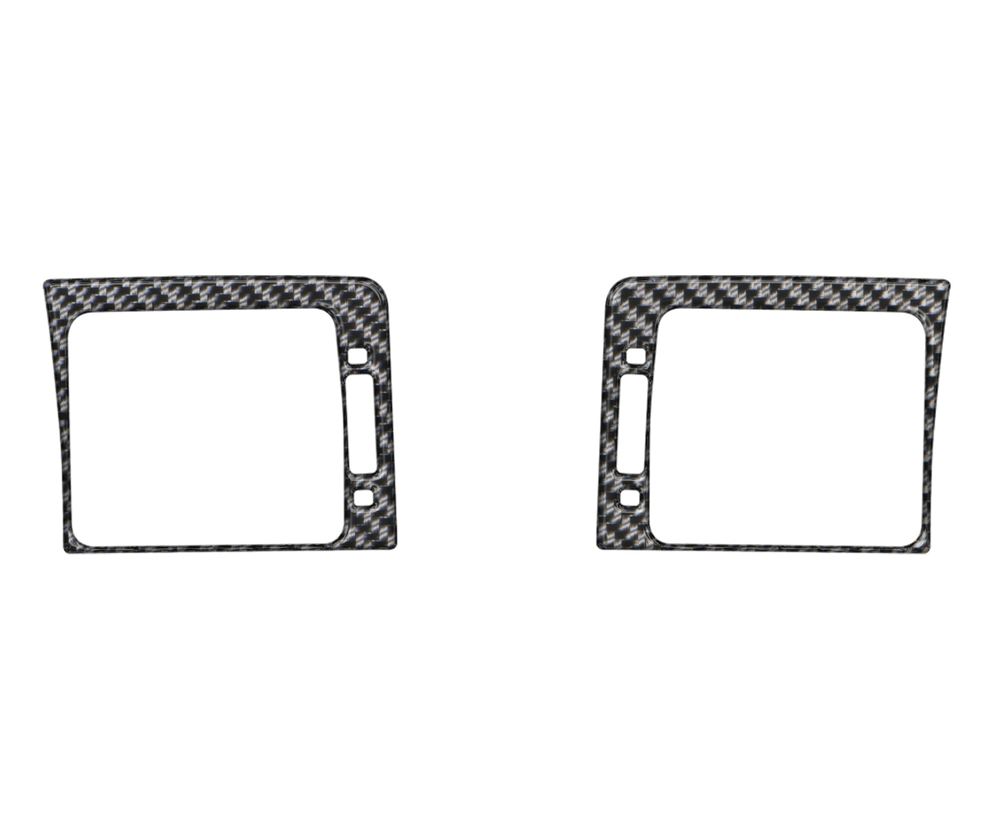 Driver/Passenger Air Vents Accent Trim Fits 2015-2021 Subaru WRX/WRX STI by Tufskinz.com