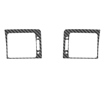 Driver/Passenger Air Vents Accent Trim Fits 2015-2021 Subaru WRX/WRX STI by Tufskinz.com