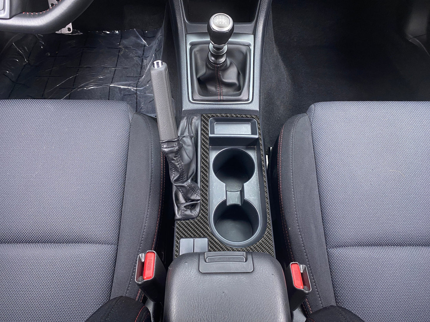 Center Console Accent Trim Fits 2015-2021 Subaru WRX/WRX STI by Tufskinz.com