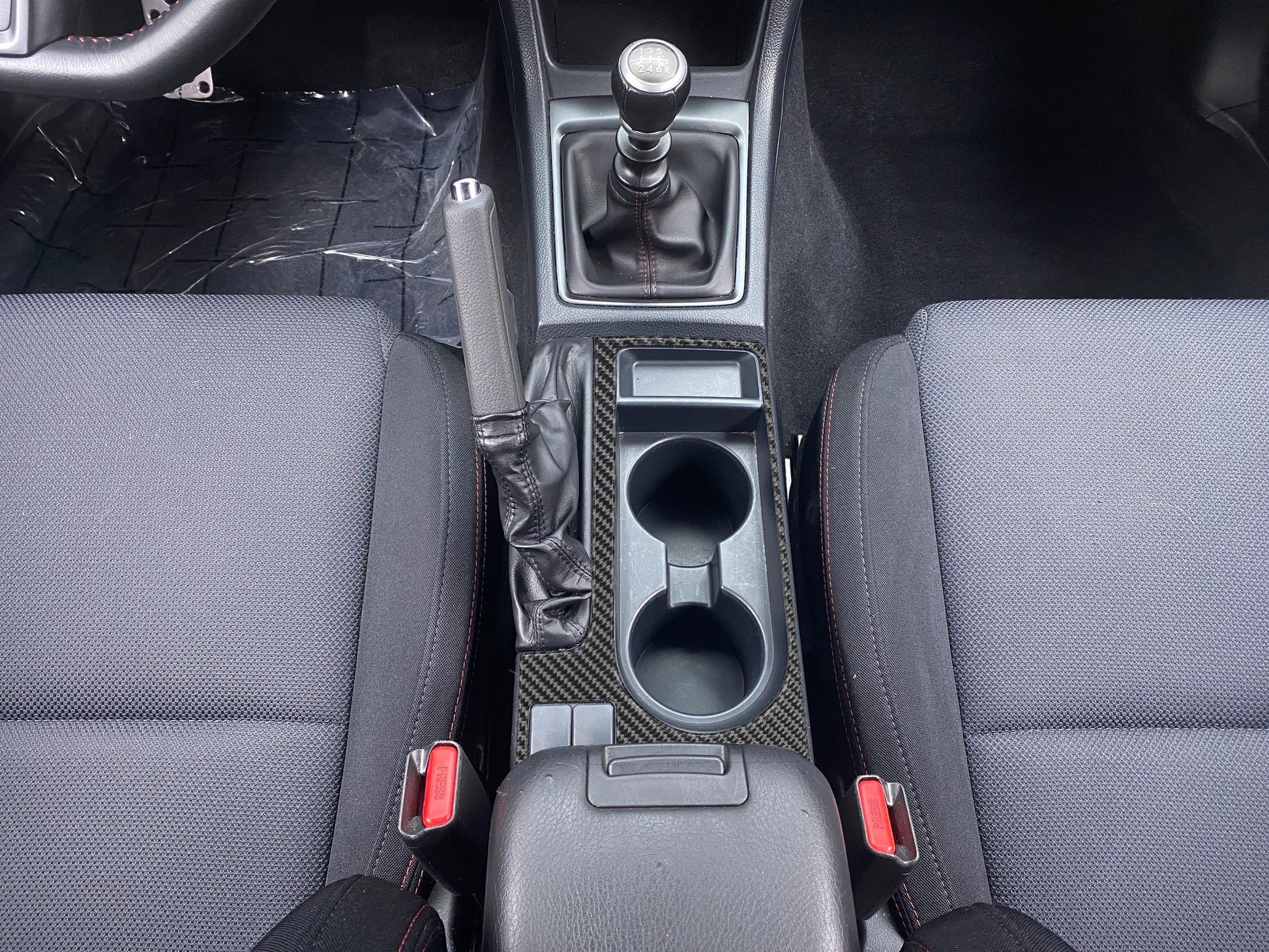 Center Console Accent Trim Fits 2015-2021 Subaru WRX/WRX STI by Tufskinz.com